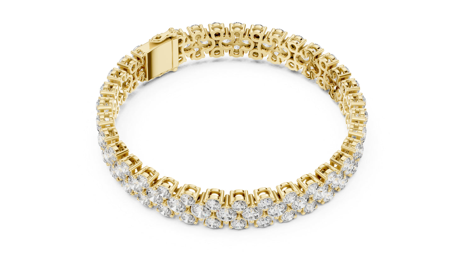 18k White Gold Marquise Lab-Grown Diamond Bridal Bracelet for Women | Pure Carat