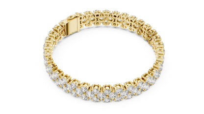 18k White Gold Marquise Lab-Grown Diamond Bridal Bracelet for Women | Pure Carat
