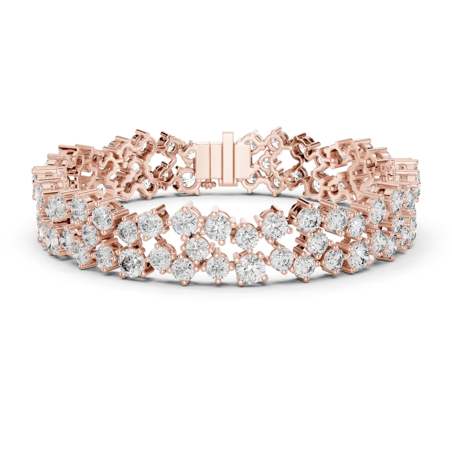 18k Yellow Gold Pear/Oval/Marquise/Emerald Lab-Grown Diamond Anniversary Bracelet | Pure Carat