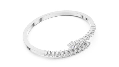 18k Rose Gold Round Lab-Grown Diamond Bridal Bracelet for Women | Pure Carat