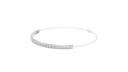 14K Yellow Gold Round Cut Lab-Grown Diamond Bracelet for Women – Pure Carat