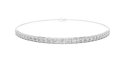 14K Yellow Gold Round Cut Lab-Grown Diamond Bracelet for Women – Pure Carat