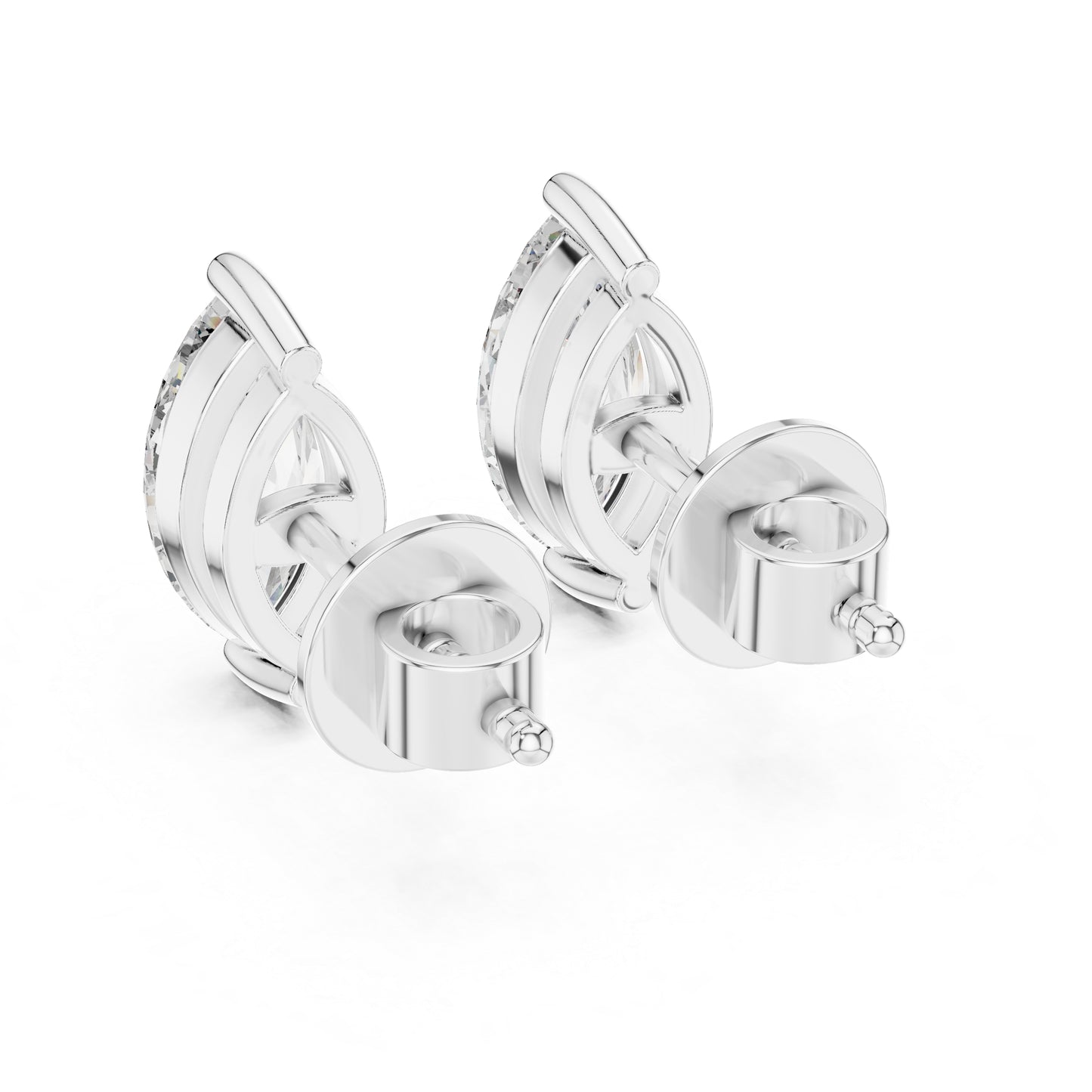14K Yellow Gold Women’s Marquise Lab-Grown Diamond Earrings | Pure Carat