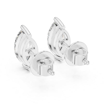 14K Yellow Gold Women’s Marquise Lab-Grown Diamond Earrings | Pure Carat