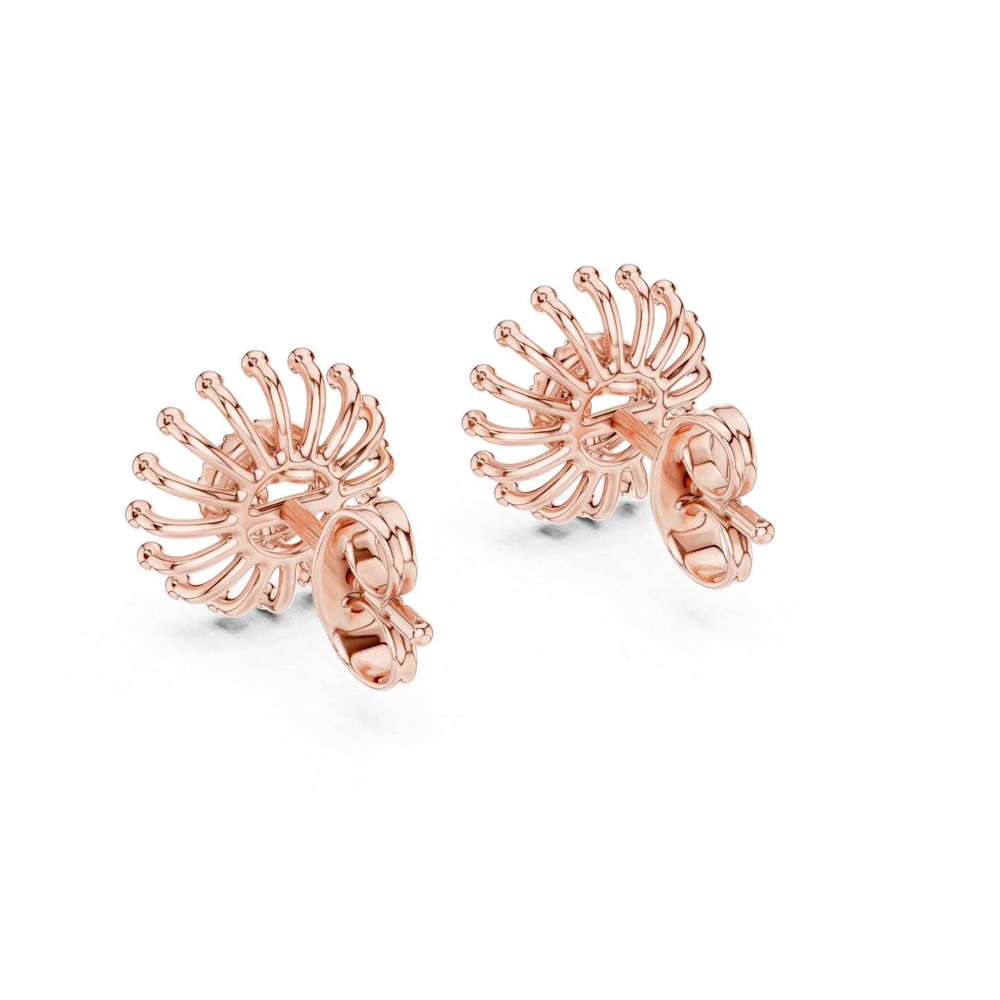 18K Yellow Gold Round Lab-Grown Diamond Earrings for Women | Anniversary Gift | Pure Carat