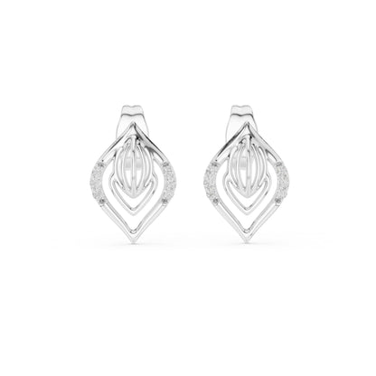 14K Yellow Gold Round Lab-Grown Diamond Earrings for Women | Engagement Wear | Pure Carat