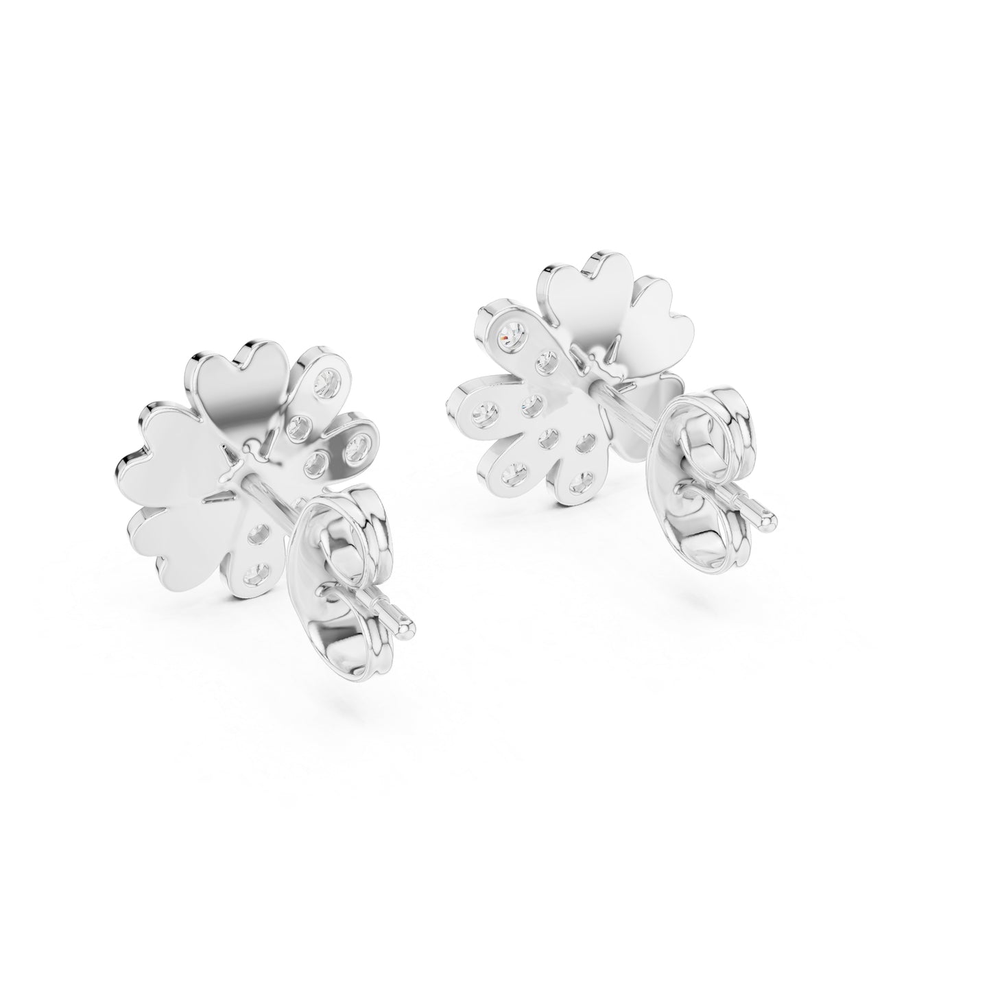 14K Yellow Gold Round Lab-Grown Diamond Earrings for Women | Office Wear | Pure Carat