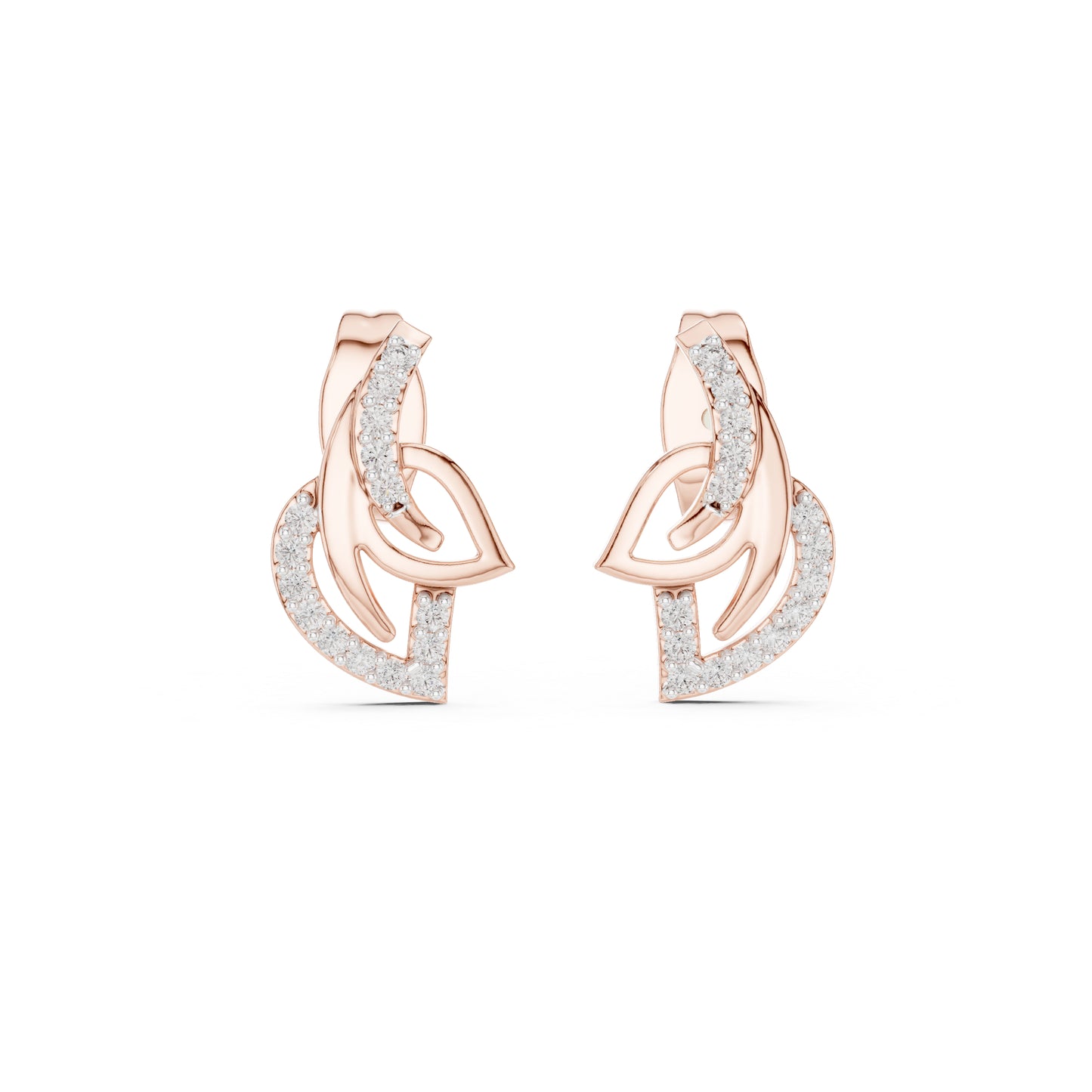 18K Yellow Gold Round Lab-Grown Diamond Drop Earrings for Women | Anniversary Gift | Pure Carat
