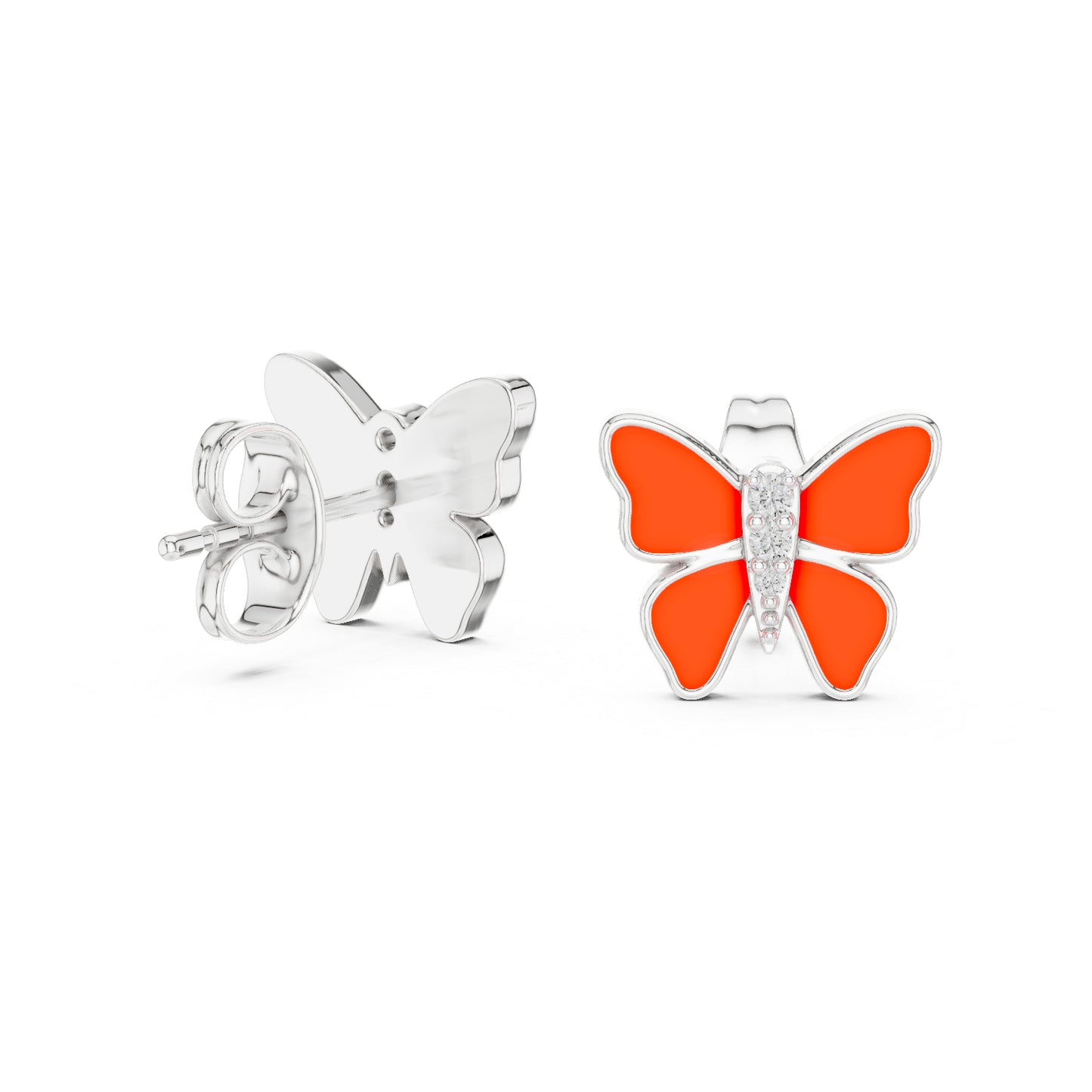 14K Yellow Gold Round Lab-Grown Diamond Earrings for Women | Party Wear | Pure Carat
