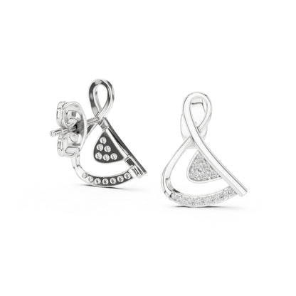 14K Yellow Gold Round Lab-Grown Diamond Earrings for Women | Anniversary Gift | Pure Carat