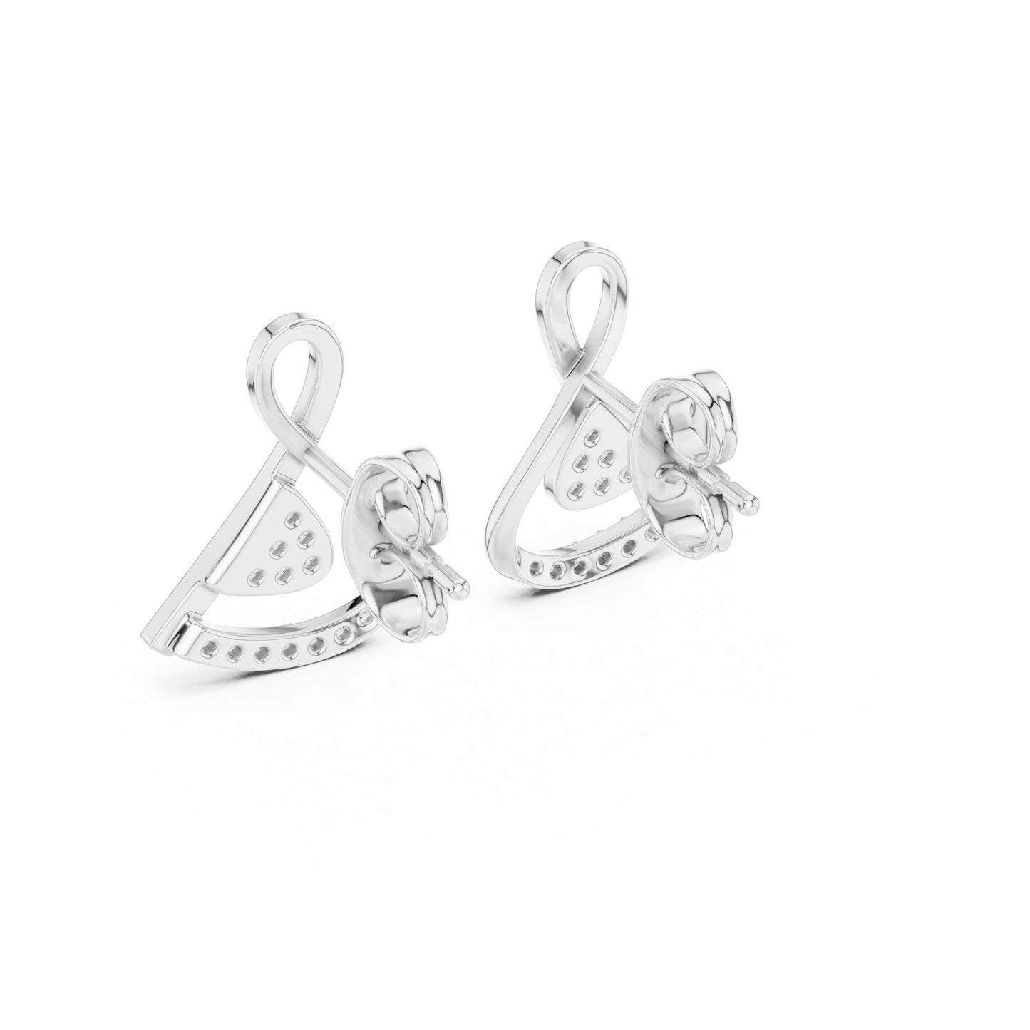 14K Yellow Gold Round Lab-Grown Diamond Earrings for Women | Anniversary Gift | Pure Carat