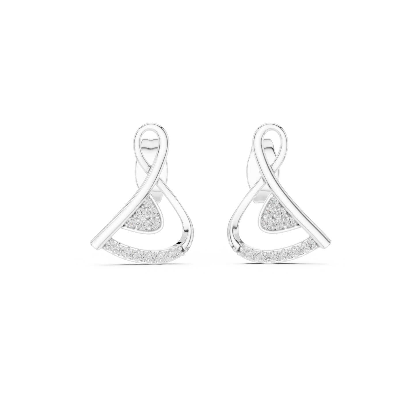 14K Yellow Gold Round Lab-Grown Diamond Earrings for Women | Anniversary Gift | Pure Carat