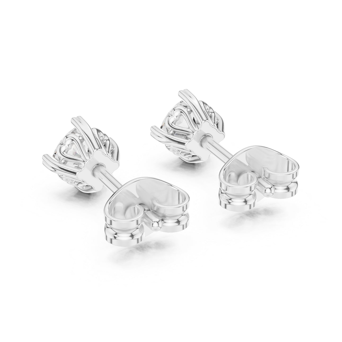 18K Yellow Gold Cushion Square Lab-Grown Diamond Stud Earrings for Women | Anniversary Gift | Pure Carat