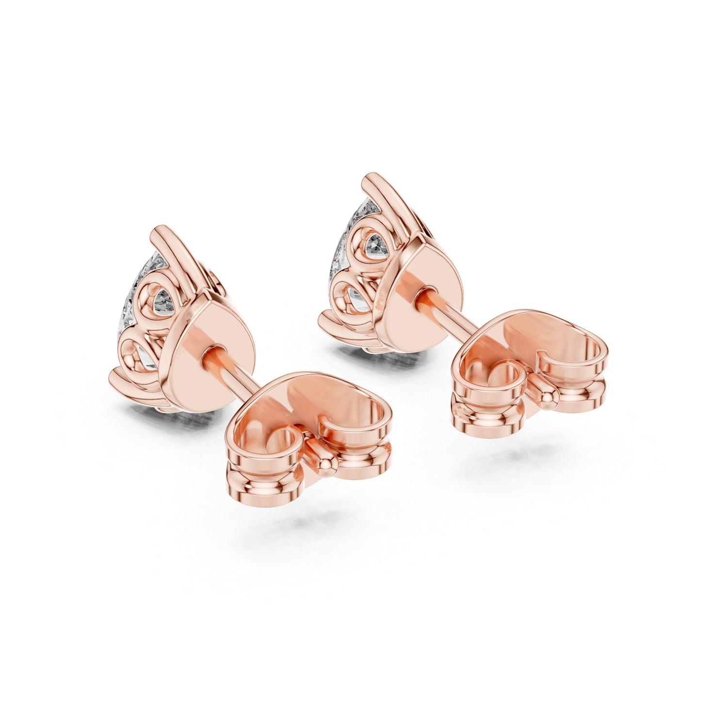 14K Yellow Gold Pear Lab-Grown Diamond Earrings for Women | Wedding Collection | Pure Carat