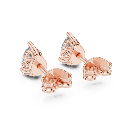 14K Yellow Gold Pear Lab-Grown Diamond Earrings for Women | Wedding Collection | Pure Carat