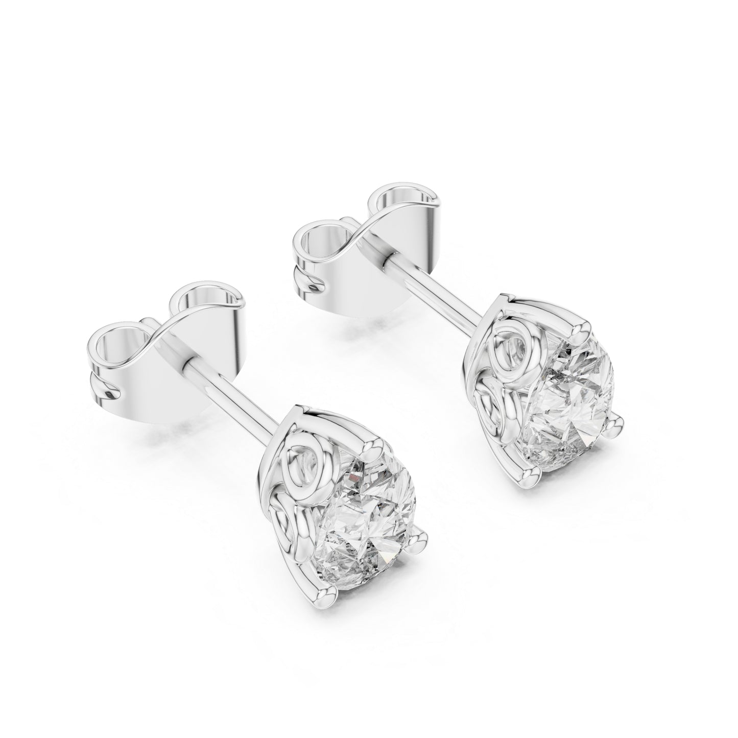14K Yellow Gold Pear Lab-Grown Diamond Earrings for Women | Wedding Collection | Pure Carat