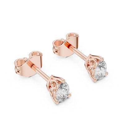 18K White Gold Pear Lab-Grown Diamond Earrings for Women | Bridal Wear | Pure Carat