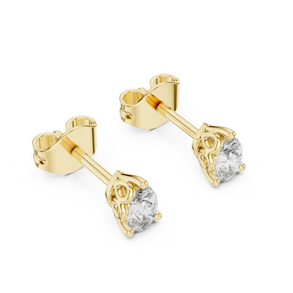 18K White Gold Pear Lab-Grown Diamond Earrings for Women | Bridal Wear | Pure Carat