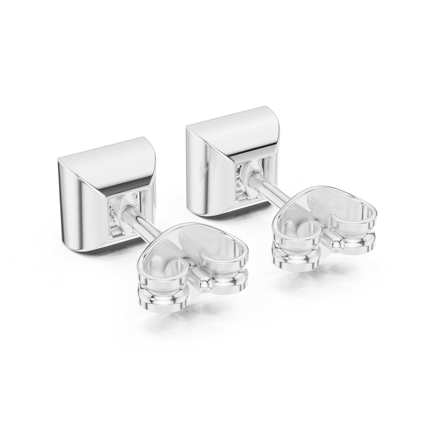 14K Yellow Gold Princess Lab-Grown Diamond Stud Earrings for Women | Wedding Collection | Pure Carat