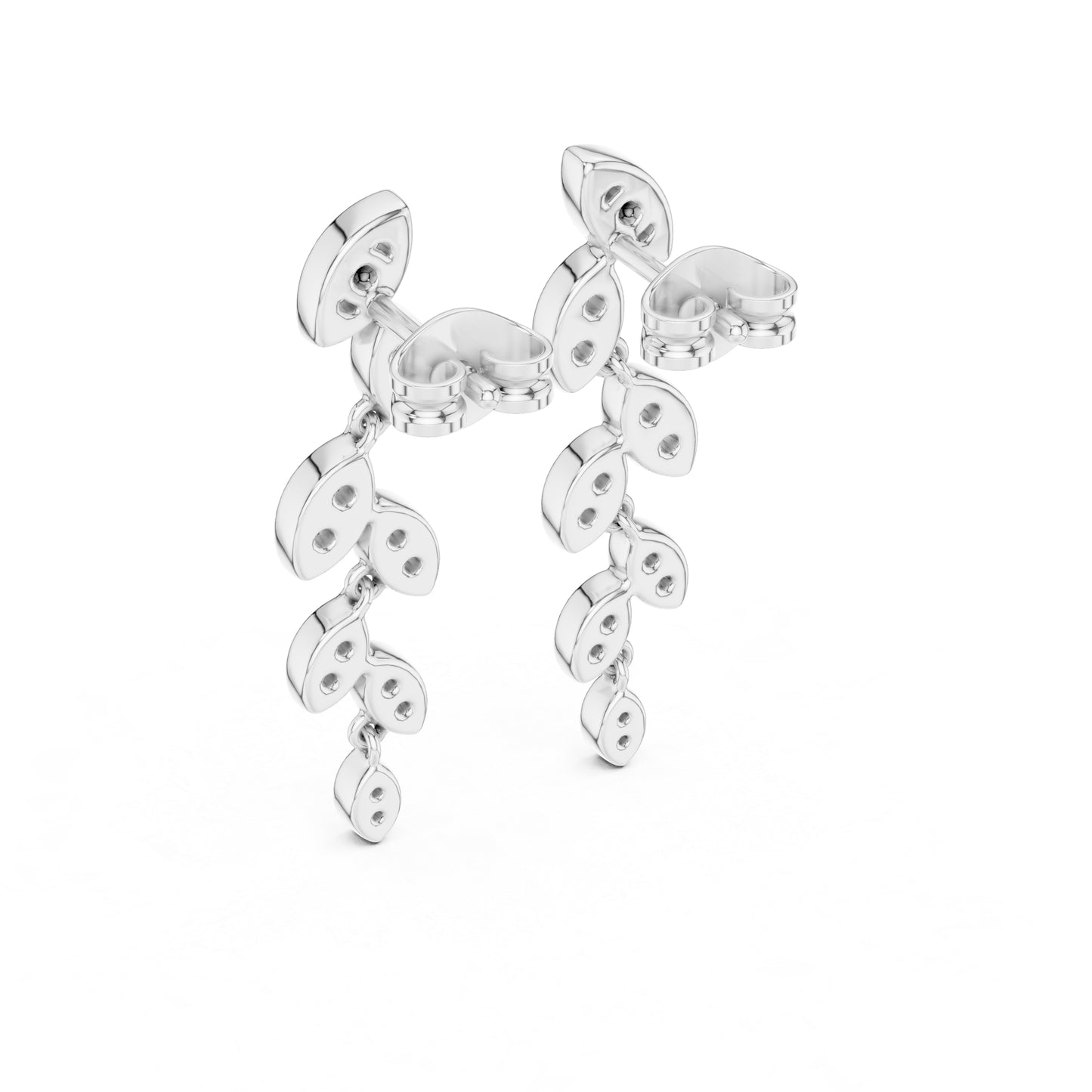 14K Yellow Gold Round Lab-Grown Diamond Earrings for Women | Bridal Wear | Pure Carat