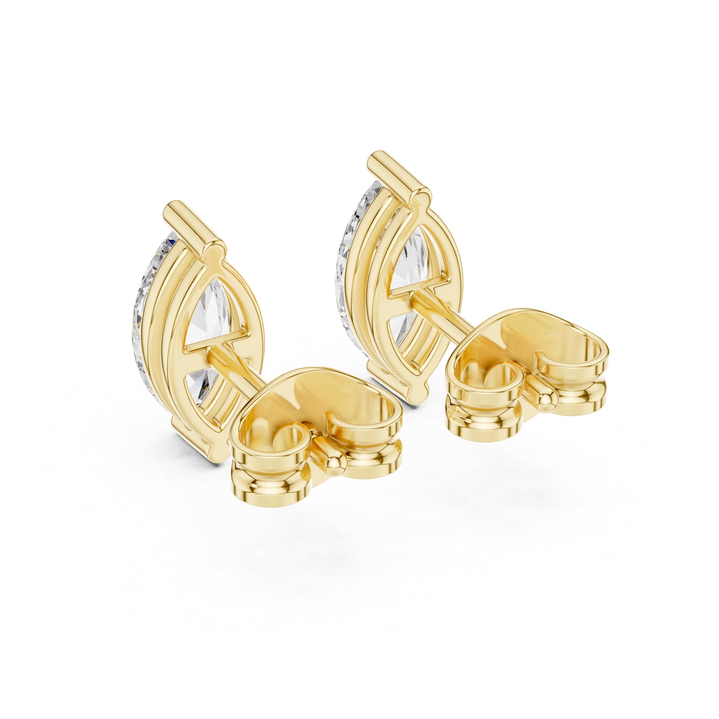 14K Rose Gold Marquise Lab-Grown Diamond Earrings for Women | Party Wear | Pure Carat