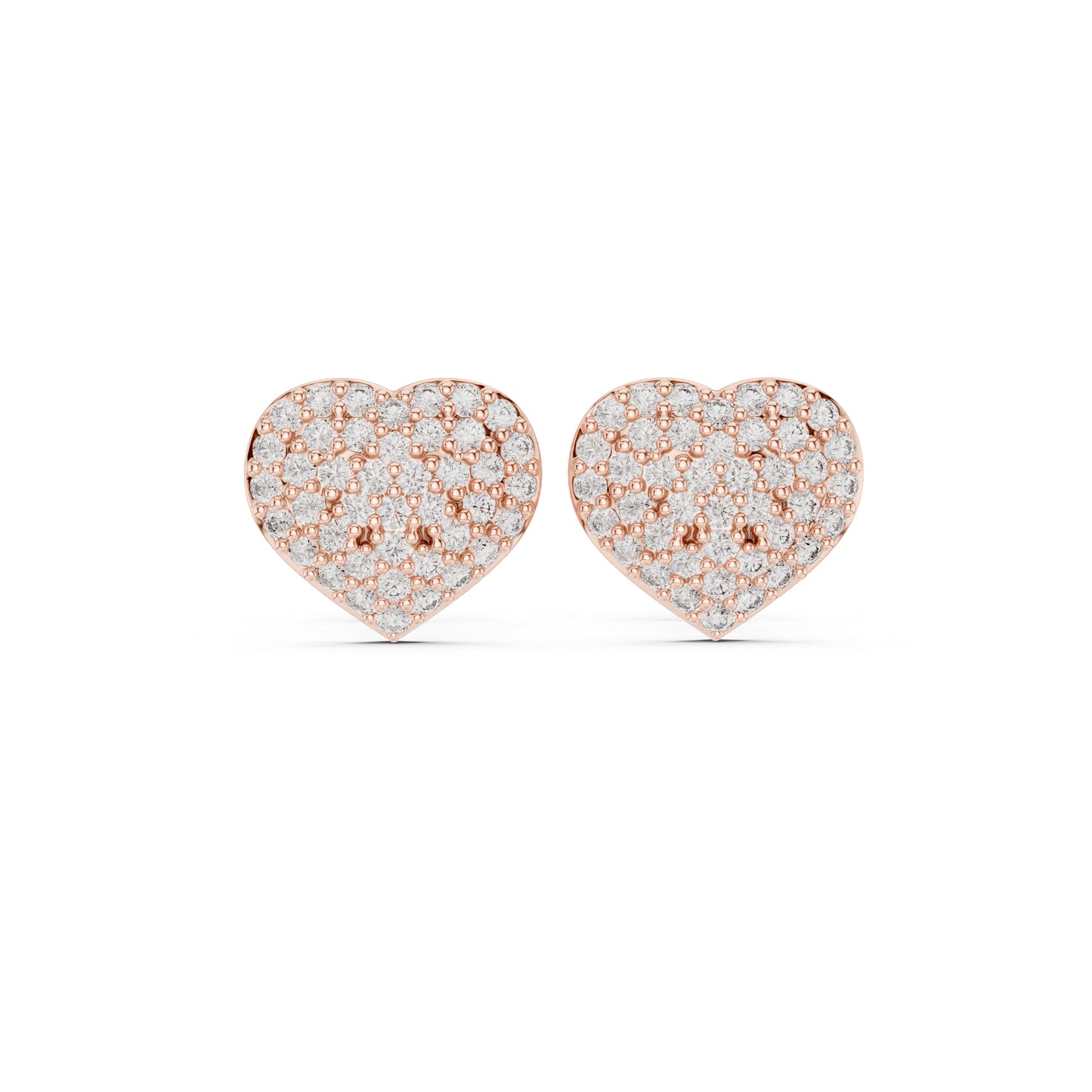 14K Yellow Gold Round Lab-Grown Diamond Everyday Wear Earrings for Women | Pure Carat