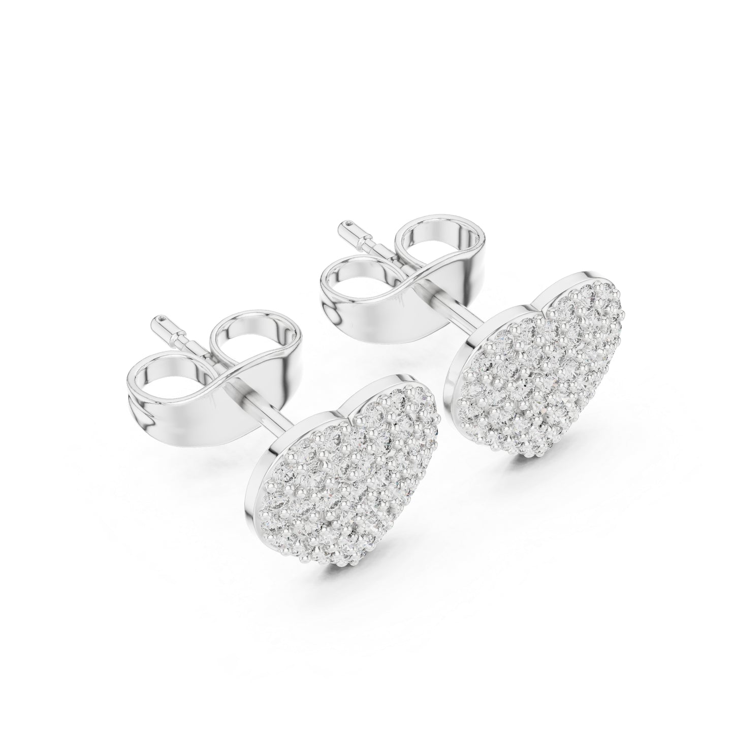 14K Yellow Gold Round Lab-Grown Diamond Everyday Wear Earrings for Women | Pure Carat