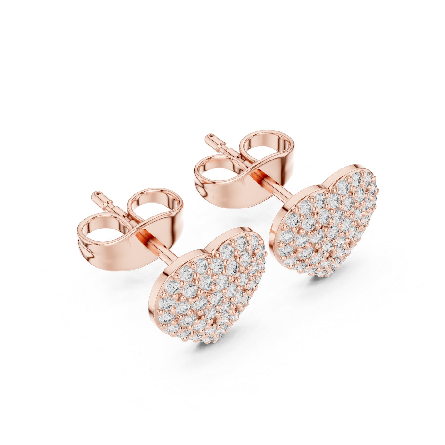 14K Yellow Gold Round Lab-Grown Diamond Everyday Wear Earrings for Women | Pure Carat