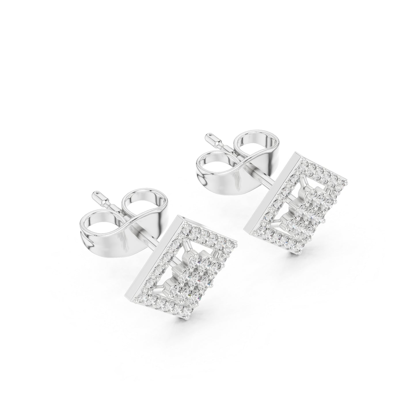 14K Yellow Gold Round Lab-Grown Diamond Everyday Wear Earrings for Women | Pure Carat
