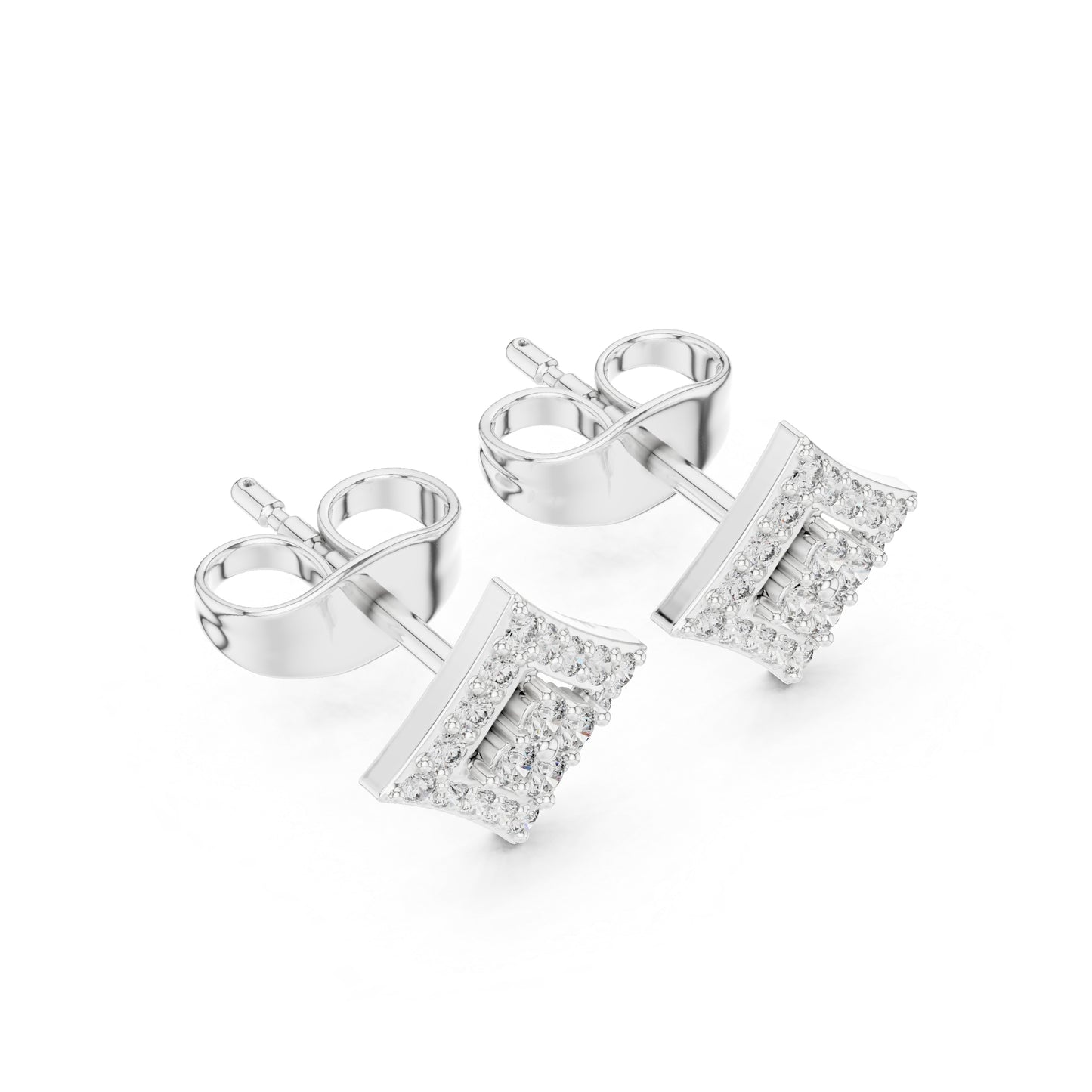 14K Yellow Gold Round Lab-Grown Diamond Engagement Earrings for Women | Pure Carat