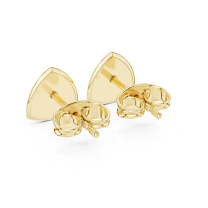 14K Rose Gold Round Lab-Grown Diamond Engagement Earrings for Women | Pure Carat