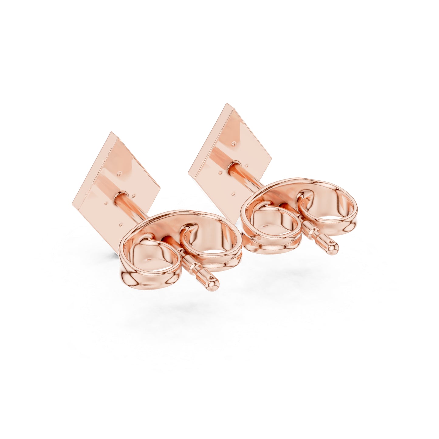 14K Yellow Gold Round Lab-Grown Diamond Everyday Wear Earrings for Women | Pure Carat