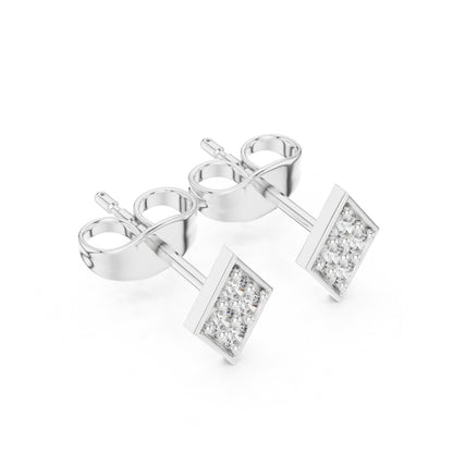 14K Yellow Gold Round Lab-Grown Diamond Everyday Wear Earrings for Women | Pure Carat