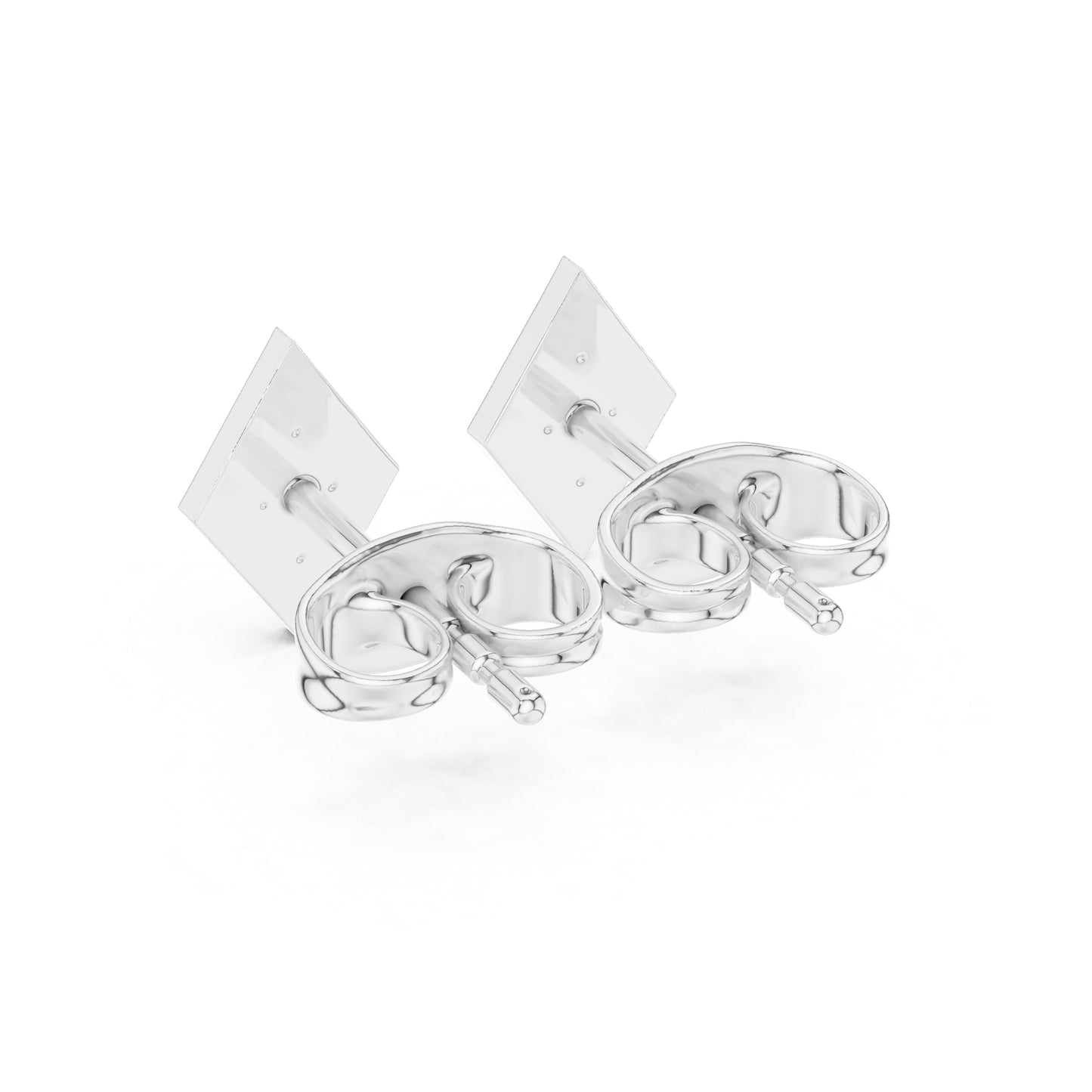 14K Yellow Gold Round Lab-Grown Diamond Everyday Wear Earrings for Women | Pure Carat