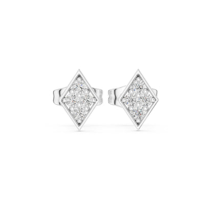 14K Yellow Gold Round Lab-Grown Diamond Everyday Wear Earrings for Women | Pure Carat