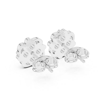 18K Yellow Gold Round Lab-Grown Diamond Engagement Earrings for Women | Pure Carat