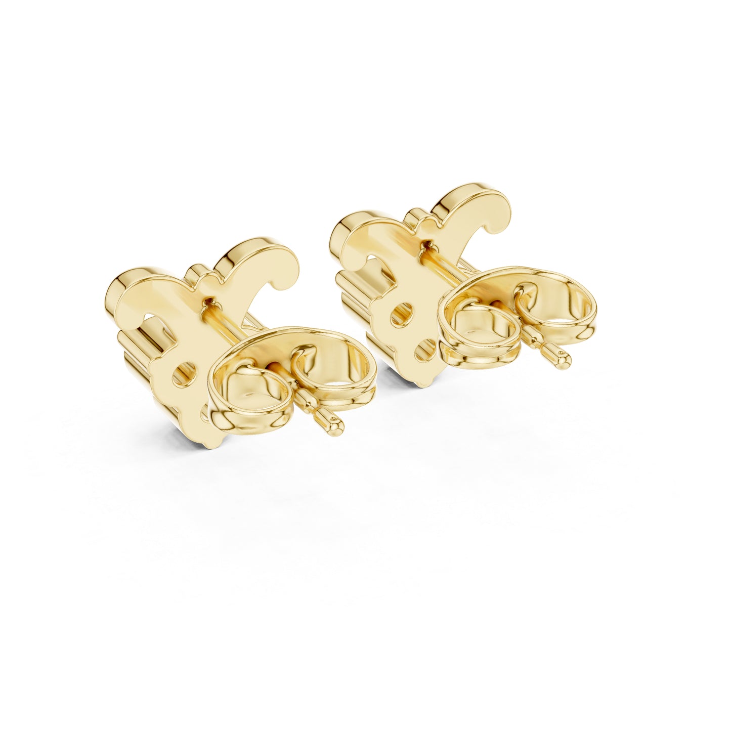 14K Rose Gold Round Lab-Grown Diamond Everyday Wear Earrings for Women | Pure Carat