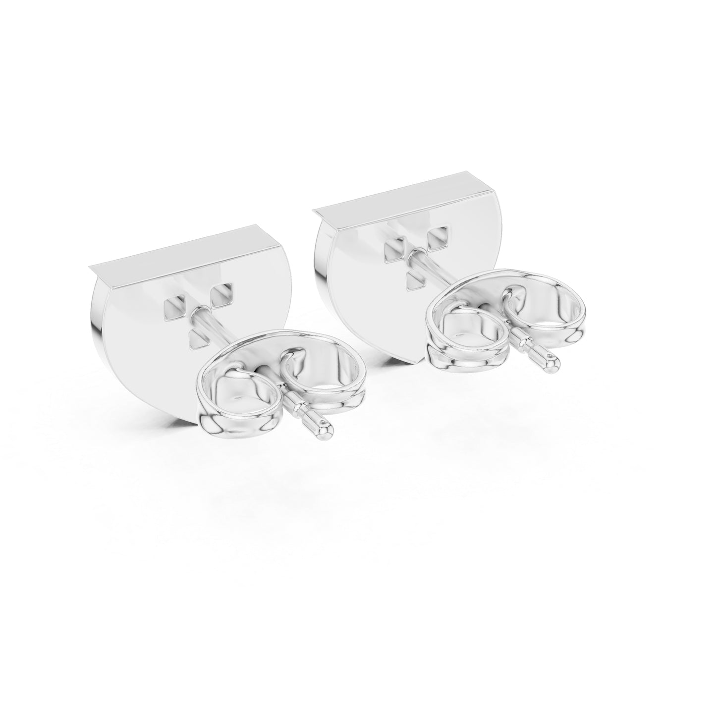 18K Yellow Gold Round Lab-Grown Diamond Engagement Earrings for Women | Pure Carat