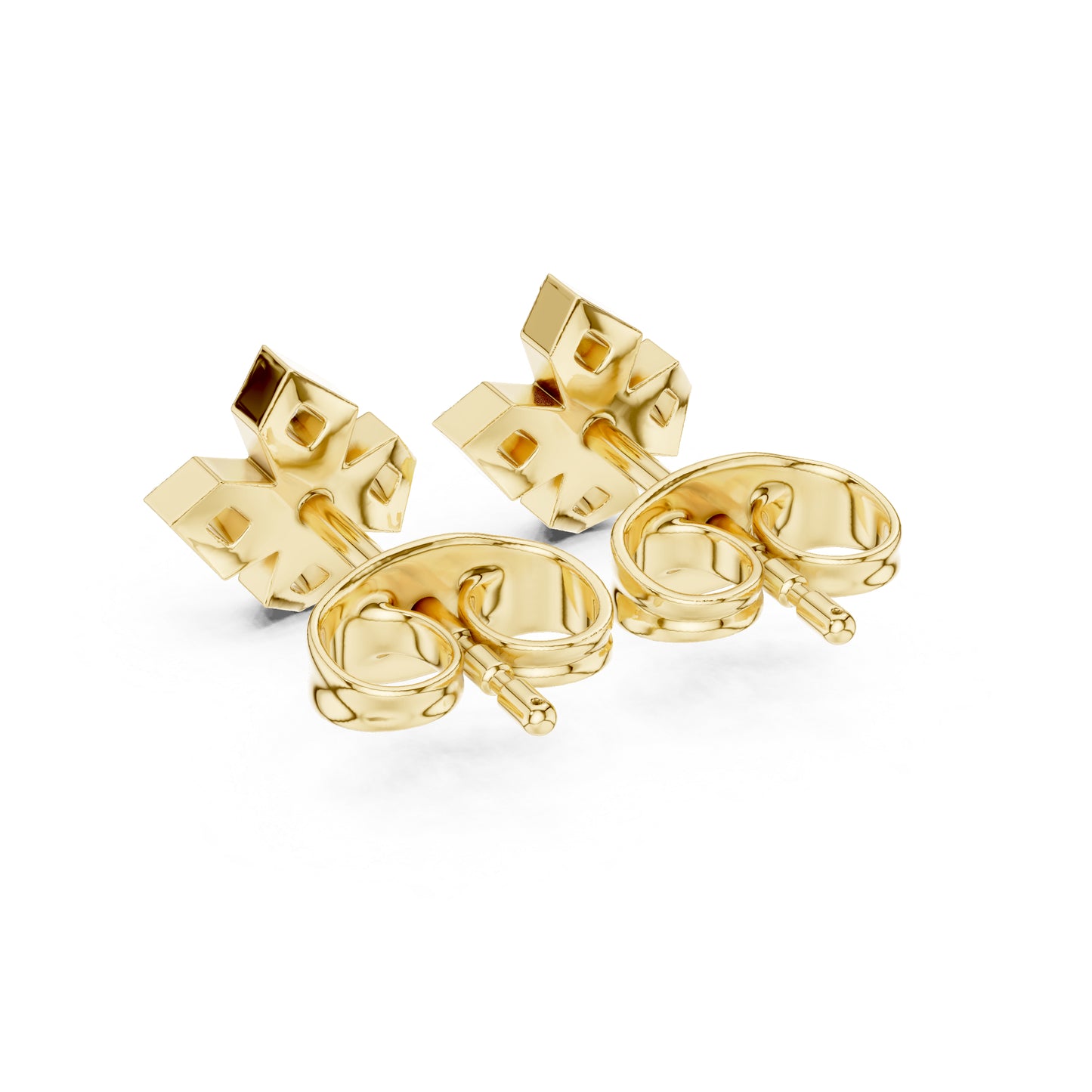 18K White Gold Round Lab-Grown Diamond Engagement Earrings for Women | Pure Carat