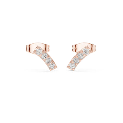 18K White Gold Round Lab-Grown Diamond Engagement Earrings for Women | Pure Carat