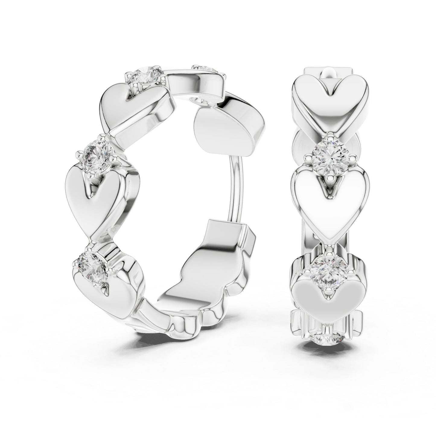 Elegant Round Lab-Grown Diamond Earrings | 14K Yellow Gold | Party Wear | Pure Carat