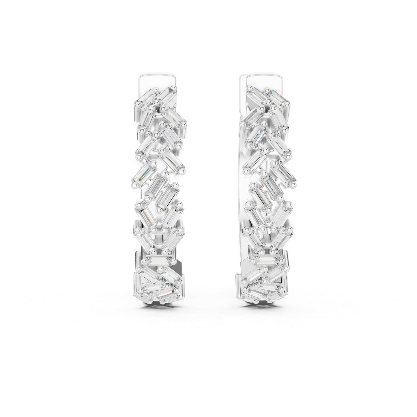 14K Rose Gold Lab-Grown Diamond Earrings for Women - Everyday Wear - Pure Carat