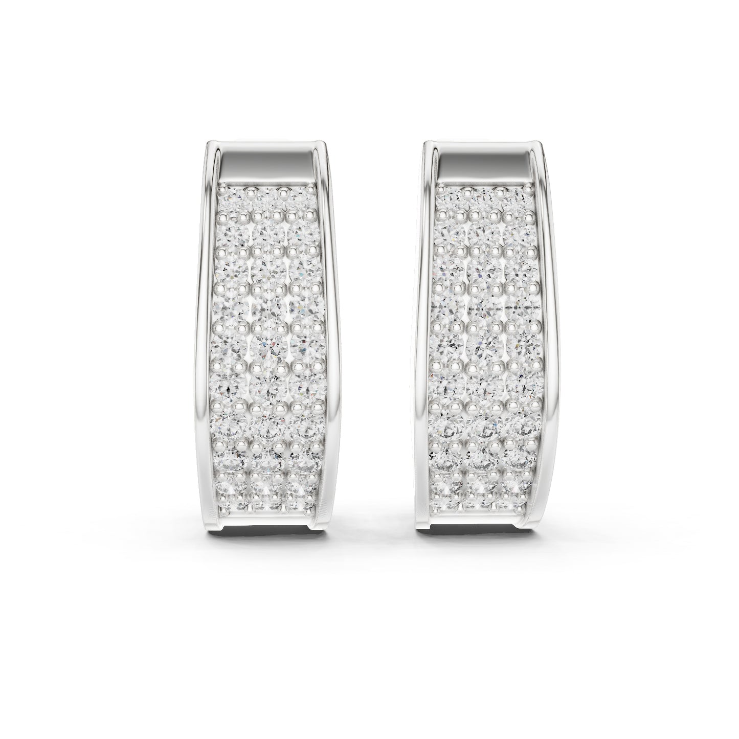 14K Yellow Gold Bridal Drop Earrings with Round Lab-Grown Diamonds - Pure Carat