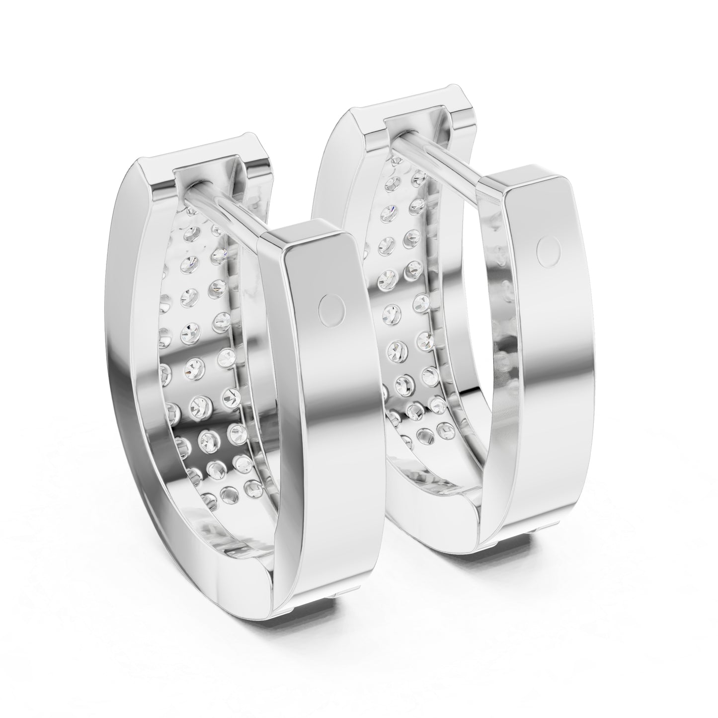 14K Yellow Gold Bridal Drop Earrings with Round Lab-Grown Diamonds - Pure Carat