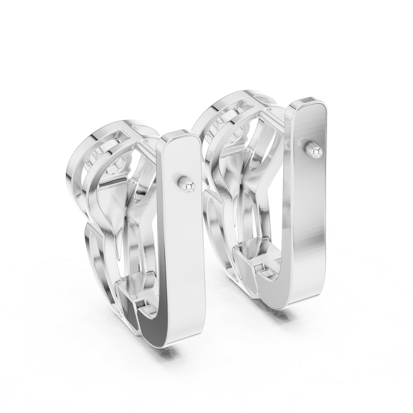 Women’s Anniversary Gift Earrings in 18K Yellow Gold with Round Cut Diamonds - Pure Carat