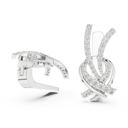 14K Rose Gold Round Cut Diamond Earrings for Women | Engagement Jewellery | Pure Carat