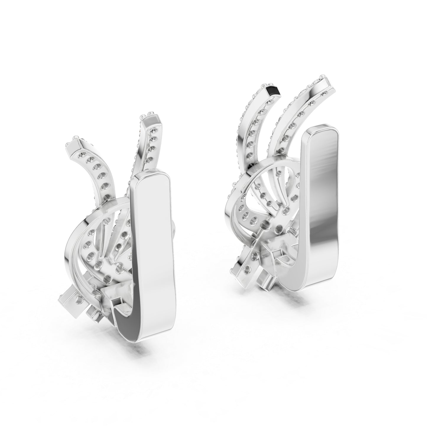 14K Rose Gold Round Cut Diamond Earrings for Women | Engagement Jewellery | Pure Carat