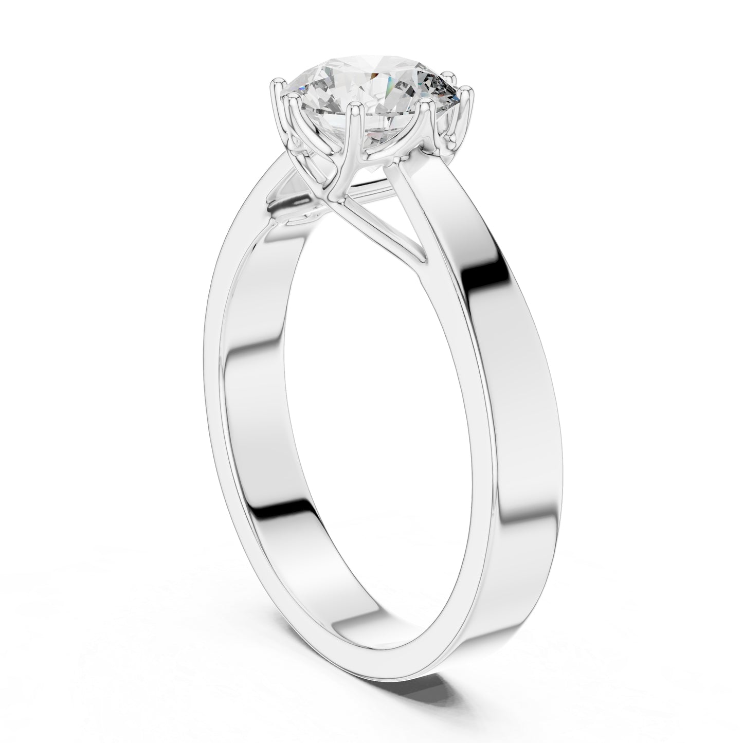 14K Rose Gold Round Lab-Grown Diamond Ring for Women | PureCarat