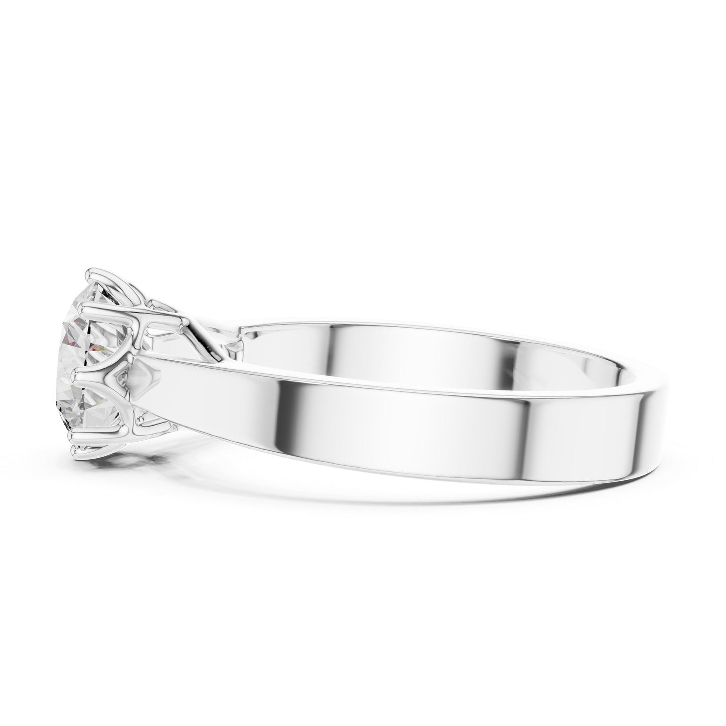 14K Rose Gold Round Lab-Grown Diamond Ring for Women | PureCarat