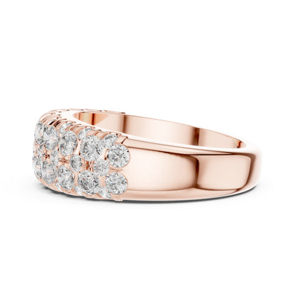 14K Yellow Gold Round Lab-Grown Diamond Ring for Women | Anniversary Gift | Pure Carat